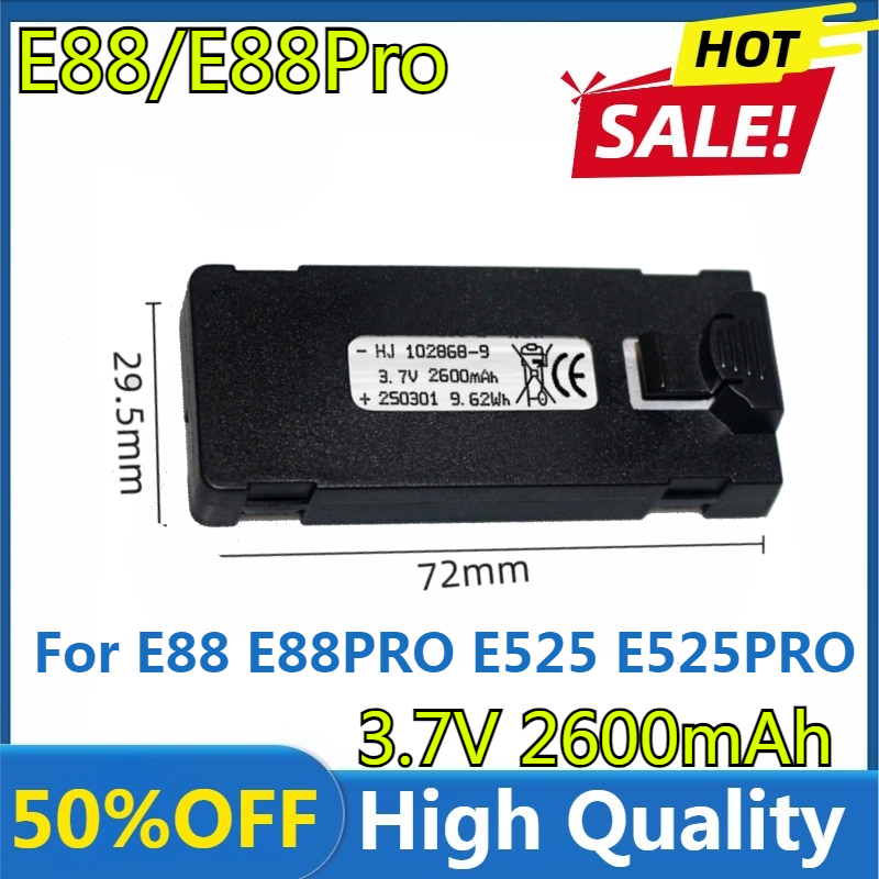 Rc Drone E88 - Bateria E88 3.7V 2600mAh do E88