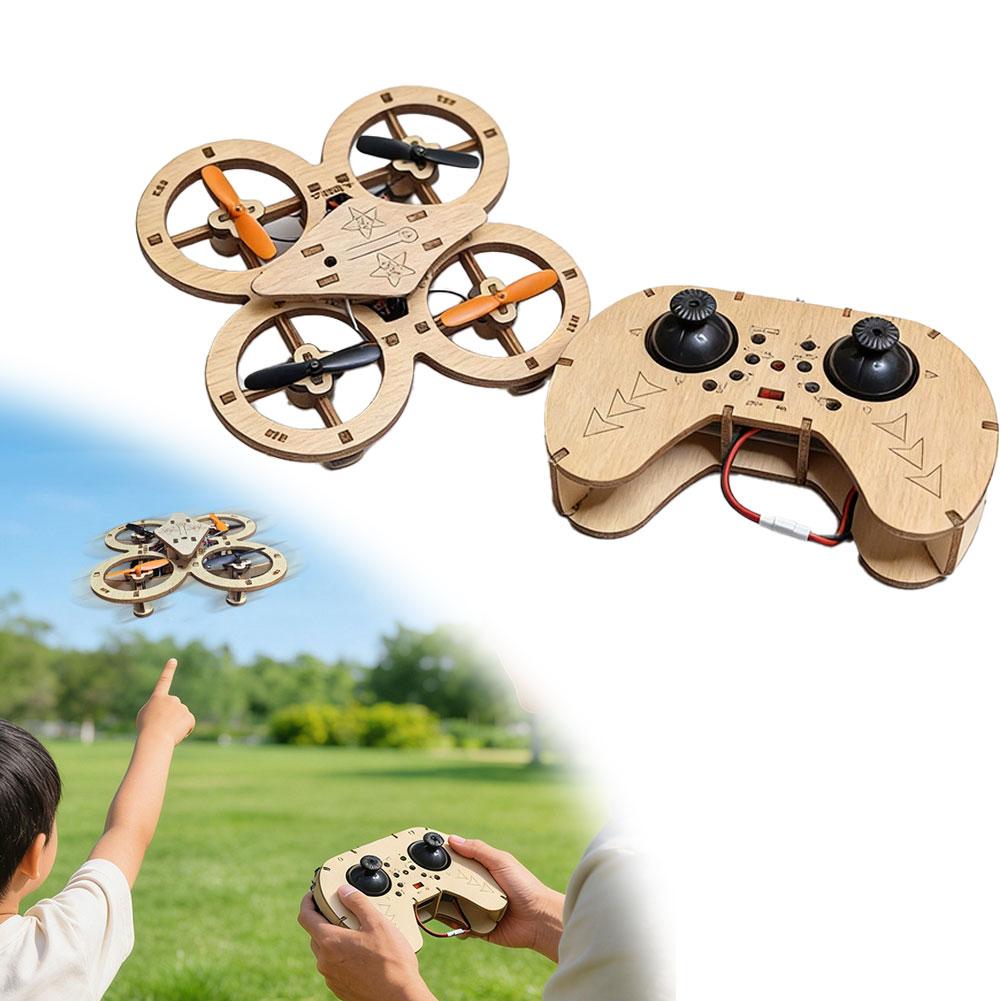 Drone Rc Kit - Zestaw do samodzielnego montażu drewnianego drona