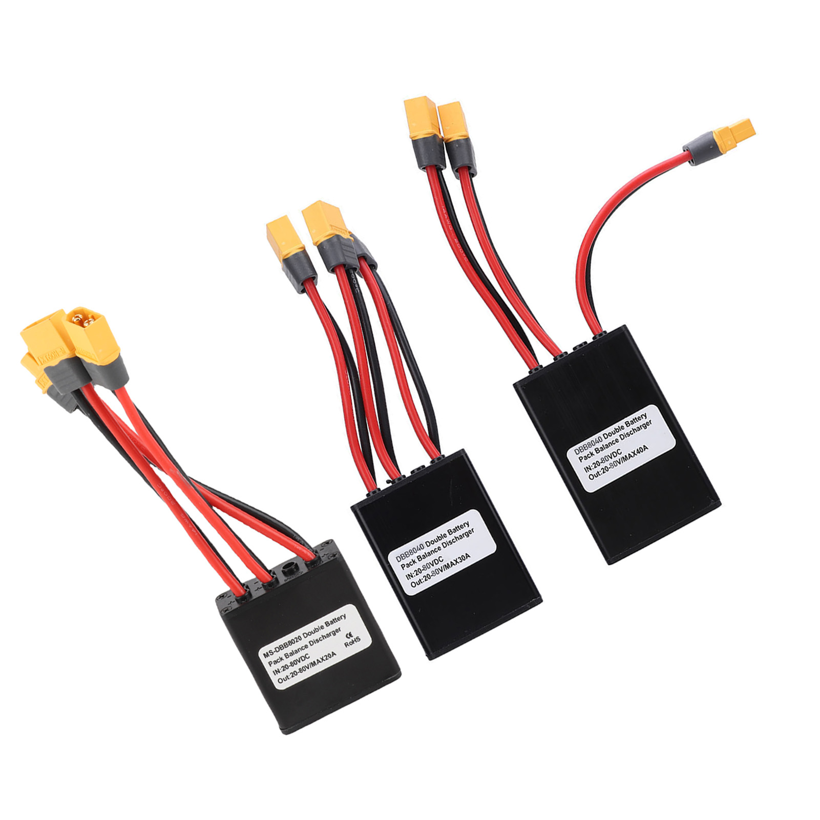 Brushless Motor - Konwerter rozładowania dwóch akumulatorów, zwiększający prąd,