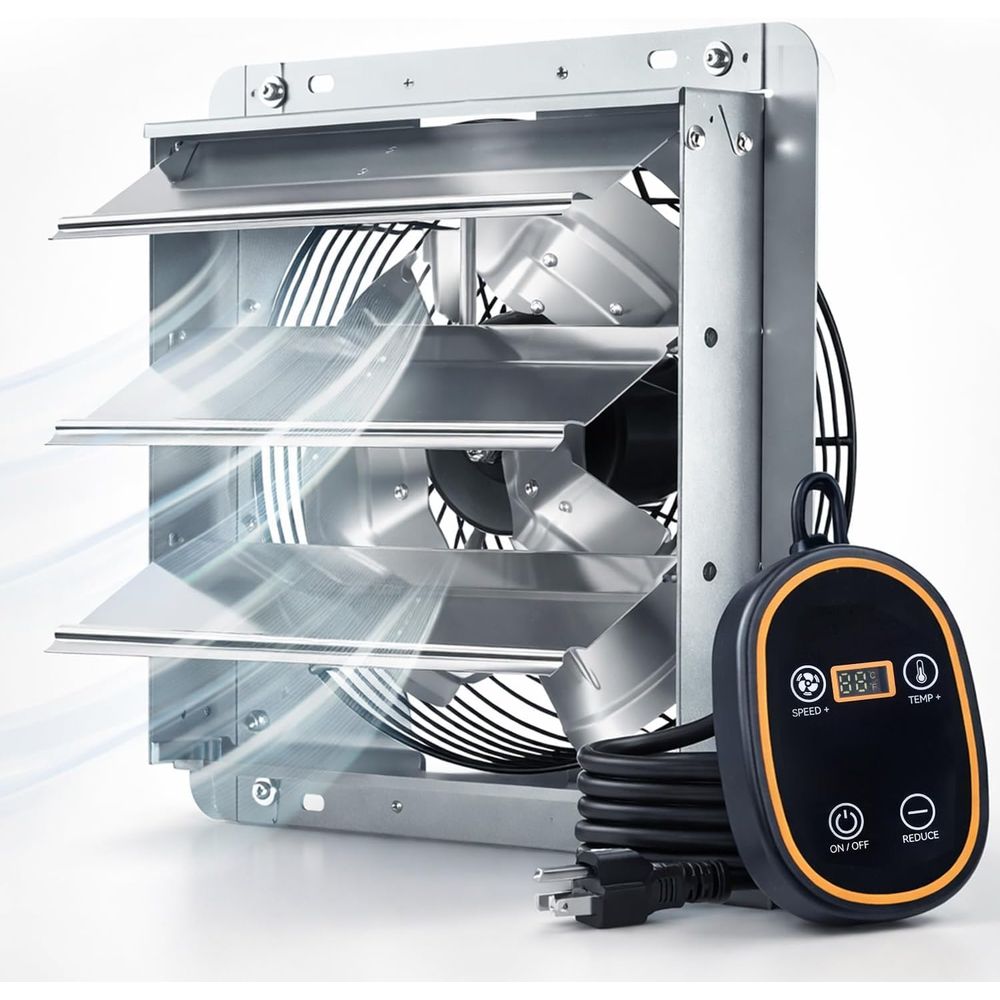 Brushless Motor - Inteligentny wentylator wyciągowy 12 cali z