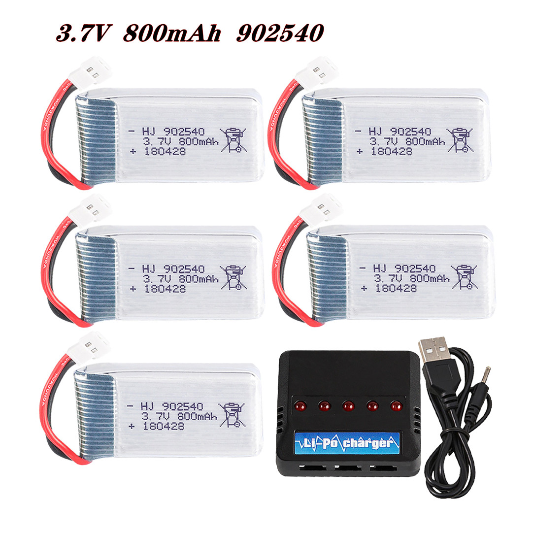Drone Lipo Battery - Akumulator Lipo 3.7V 800mAh 902540 25C