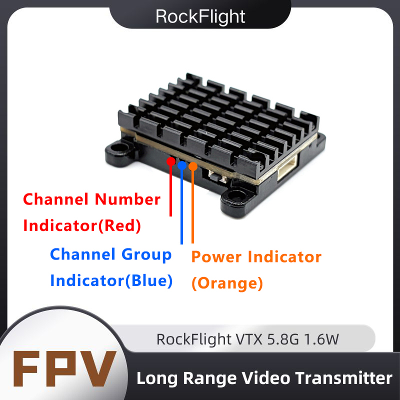 RockFlight TX663 VTX 5.8G 48CH – Rc Transmitter Drone recenzja i cena