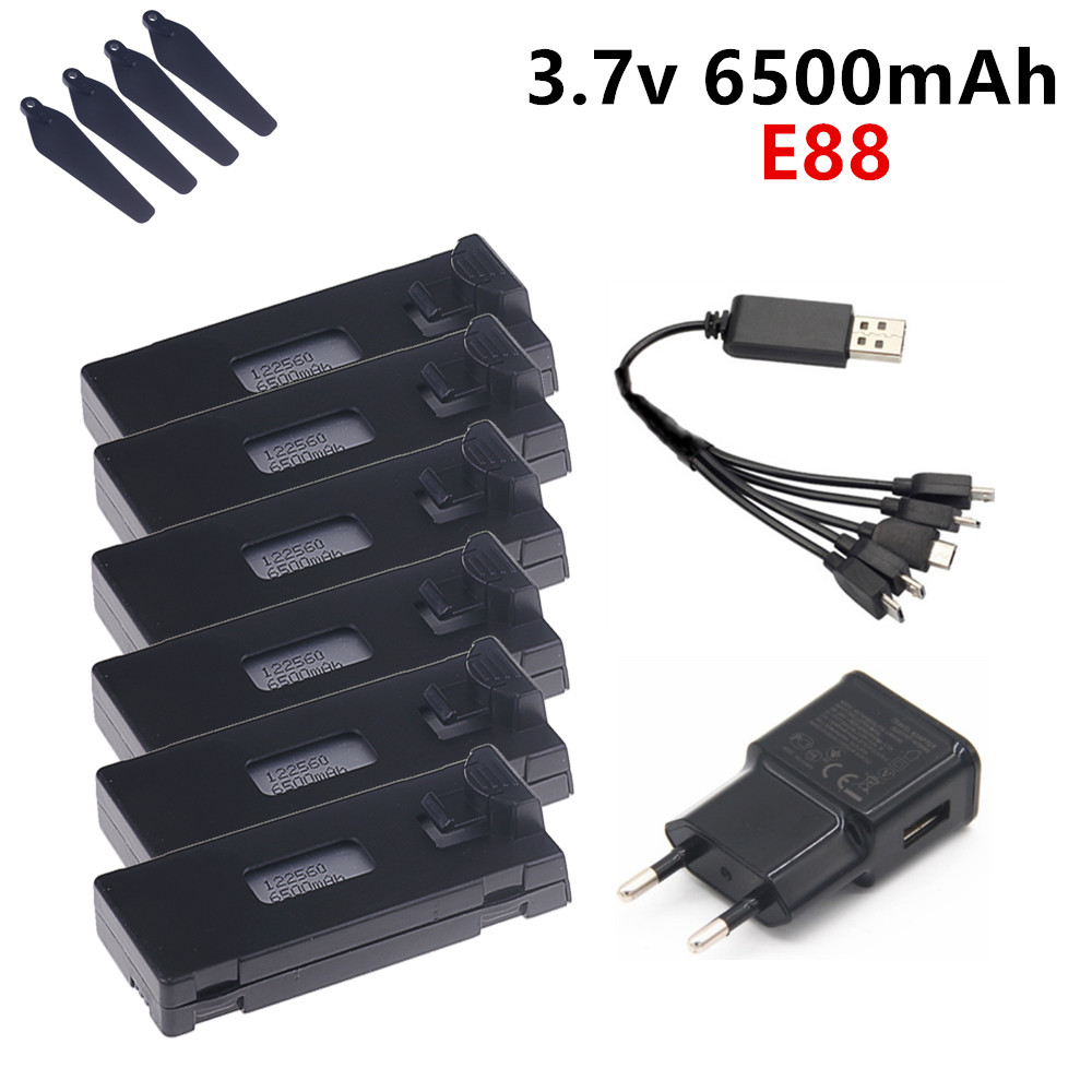 Akumulator Lipo 3.7V 6500mAh d – Rc Drone E88 recenzja i cena