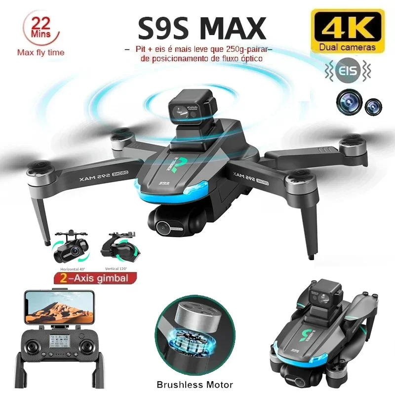 NOWOŚĆ S9S MAX MINI Drone 4K 2 – Drone Rc Cable recenzja i cena
