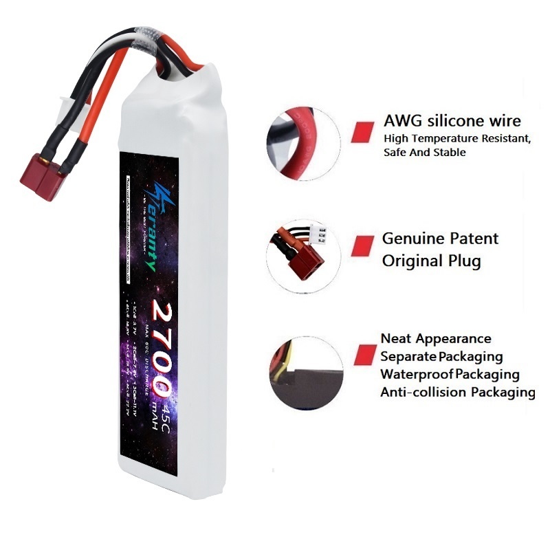 1/3PCS 2S 7.4V Lipo Battery 27 – Drone Lipo Battery recenzja i cena