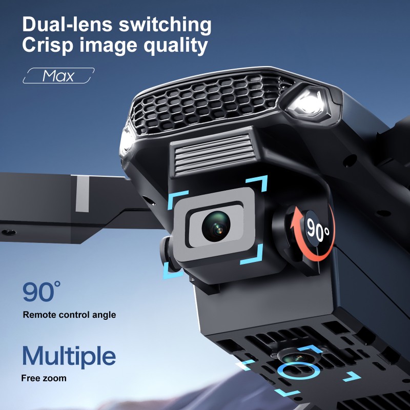 Nowy Mini Dron E88 Pro 4K z Po – Rc Drone E88 recenzja i cena