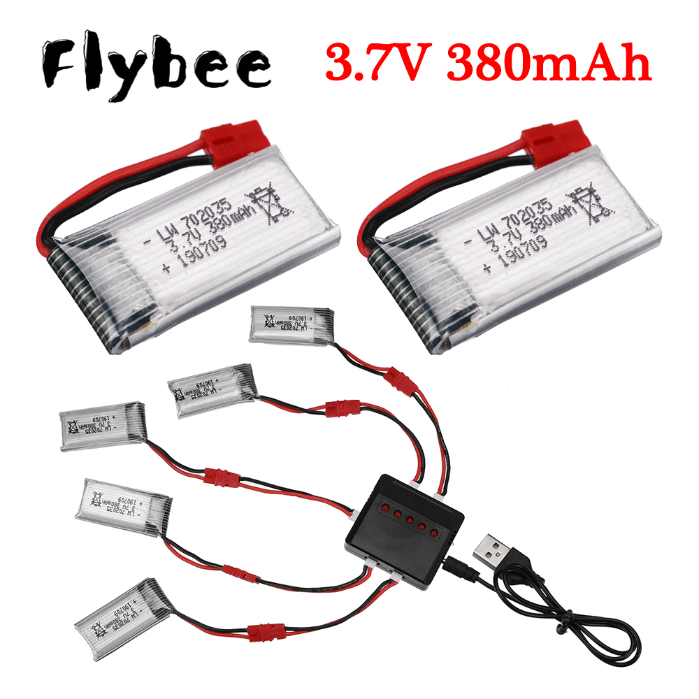 3.7V 380mAh akumulator z ładow – Drone Lipo Battery recenzja i cena