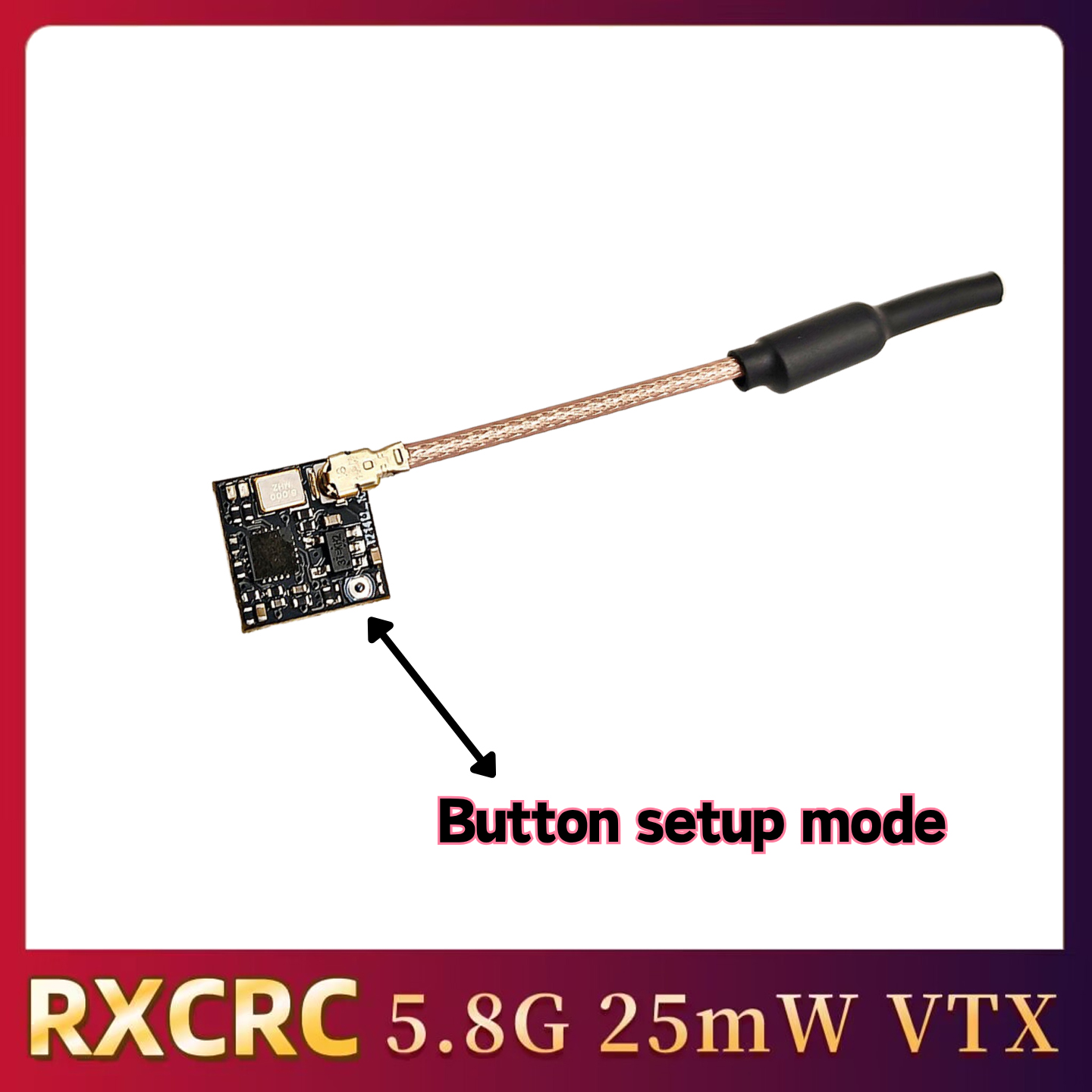 RXCRC 5.8GHz 48CH FPV 25mW Ana – Rc Transmitter Drone recenzja i cena